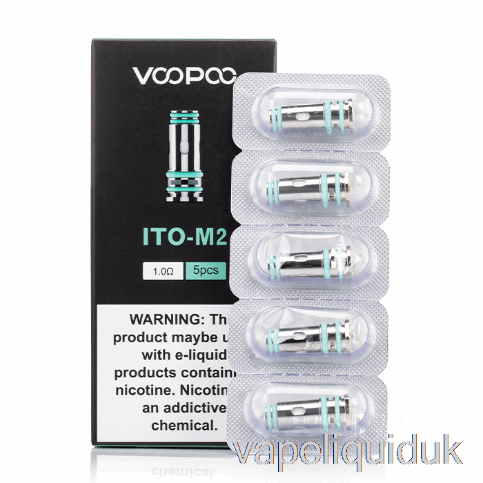 VOOPOO ITO Replacement Coils 1.0ohm ITO-M2 Mesh Coils Vape Juice